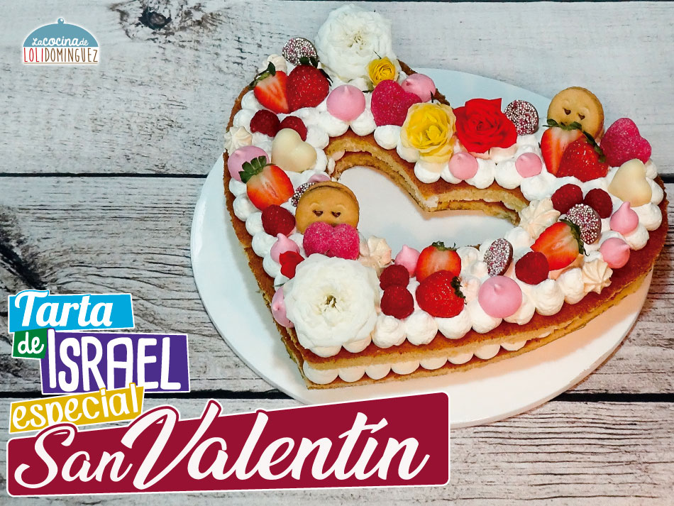 Tarta de San Valentín – Tarta de Israel tendencia 2018