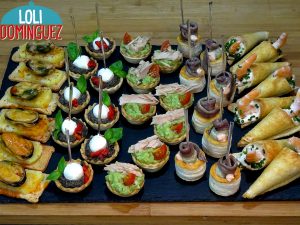 Canapés o aperitivos variados ESPECIAL NAVIDAD Muy fáciles. Irresistiblemente deliciosos y con un aspecto que dice cómeme