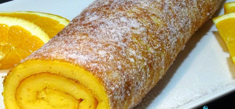 Cómo preparar paso a paso un esponjo y delicioso Tronco de Naranja a la Portuguesa (Torta de naranja), tan fácil y jugoso que el hacer esta receta es un triunfo asegurado