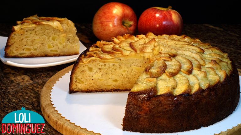 TARTA DE MANZANA CON ALMENDRA Y CABELLO DE ÁNGEL. Además lleva también cabello de ángel integrado en la masa que le aporta un sabor riquísimo, el dulzor que necesita la tarta y una jugosidad que la hace irresistible