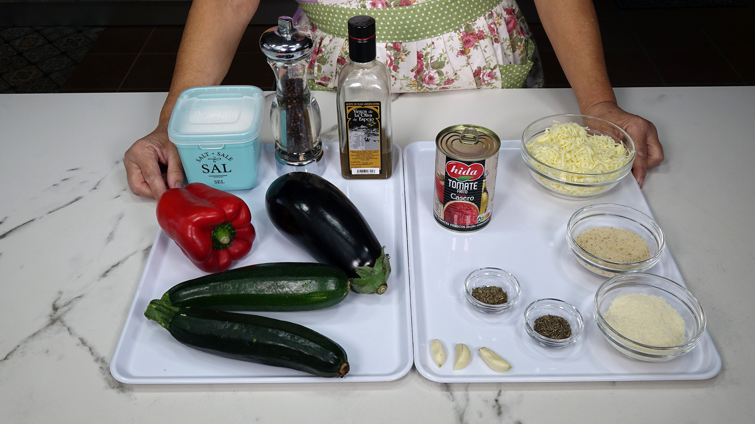 Verduras con queso al horno, receta fácil y saludable - Loli Domínguez - Foto 1