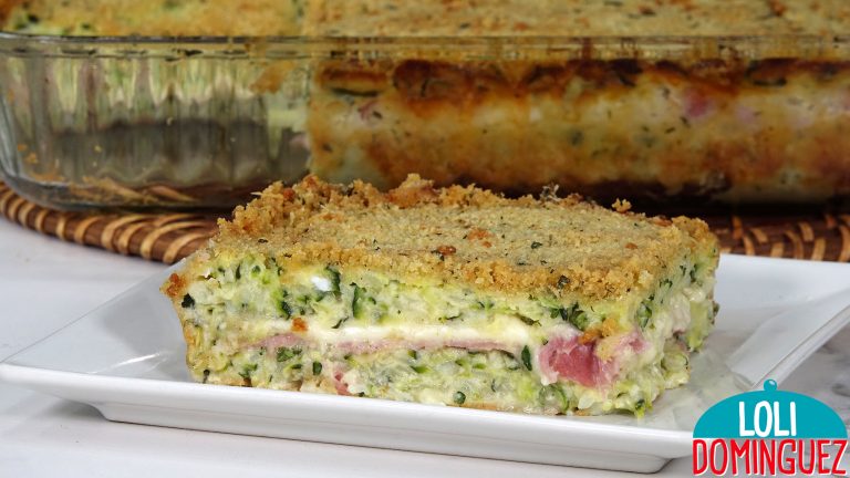 PASTEL DE CALABACÍN Y PATATA FÁCIL. Una receta ideal para una cena deliciosa y que seguro sorprenderá a todos por su textura jugosa y por su sabor delicioso