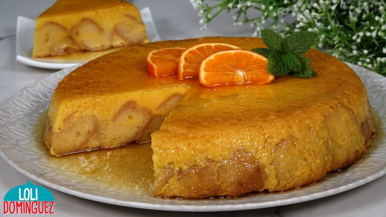 PUDIN DE NARANJA FÁCIL. Postre cremoso y delicioso de naranja que os va a encantar, se hace muy fácil y queda espectacular de textura suave y cremoso y con un sabor irresistible