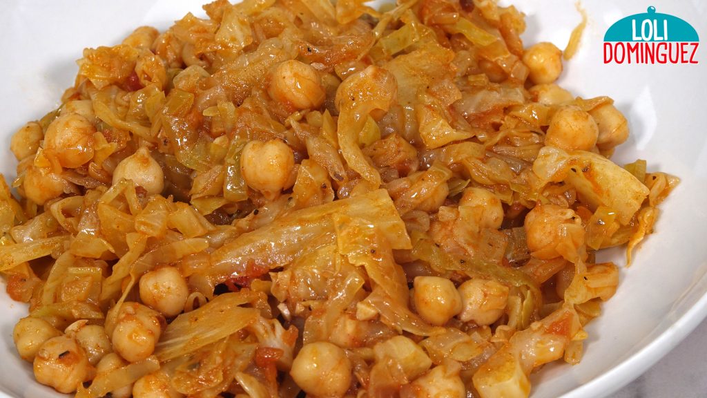 REPOLLO CON GARBANZOS RECETA SALUDABLE. Comida saludable de sabor exquisito, una textura suave y jugosa, una comida muy nutritiva y económica