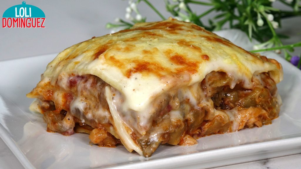 LASAÑA DE BERENJENAS CON ATÚN. Deliciosa y saludable receta que se hace de manera fácil y la mezcla de estos ingredientes la hace realmente irresistible
