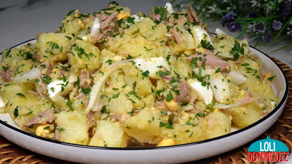 PAPAS ALIÑÁS TAPA TÍPICA DE CÁDIZ. Receta tradicional, fácil y con pocos ingredientes, pero no por eso menos deliciosa, como muchas recetas tradicionales tiene diversas variantes