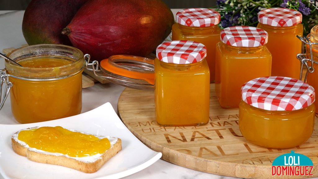 MERMELADA CASERA DE MANGO. Suave y deliciosa mermelada que conserva el sabor dulce del mango, con sólo 2 ingredientes, de manera fácil y rápida