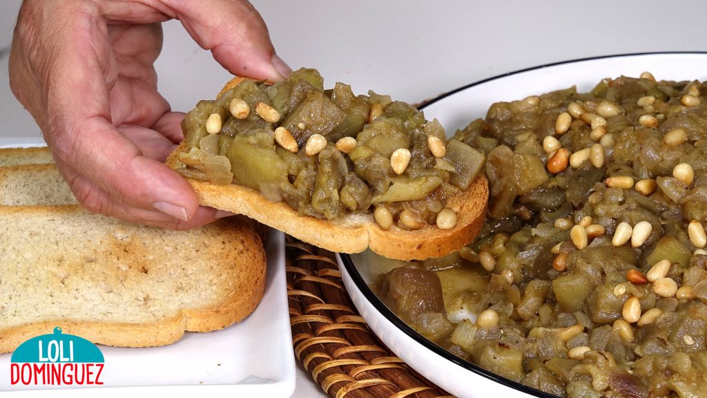 BERENJENAS A LA MURCIANA. (Morcilla de verano). Tradicional y deliciosa receta murciana que tradicionalmente se toma fría o caliente como tapa, aunque está riquísima de cualquier manera