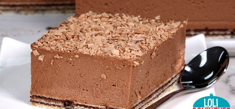 POSTRE FÁCIL DE CHOCOLATE EN 5 MINUTOS Y SIN HORNO