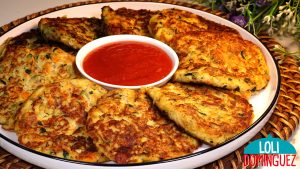 TORTITAS DE CALABACÍN CON ATÚN. Muy tiernas y jugosas, con mucho sabor y realmente irresistibles, una delicia para el paladar, saludables y nutritivas además de resultar muy económicas