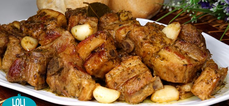 RECETA RÁPIDA DE COSTILLAS AL AJILLO